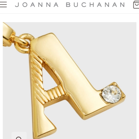 Swarovski & 24K Plated "A" Monogram Charm - Picture 2 of 4